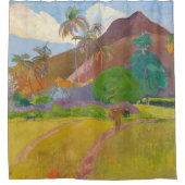 Rideaux De Douche Paul Gauguin - Paysage tahitien (Devant)