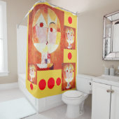 Rideaux De Douche Paul Klee Senecio (En situation)