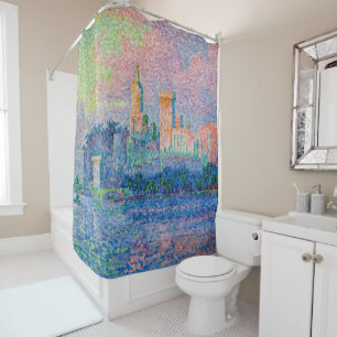Rideaux De Douche Paul Signac - Le Palais des Papes, Avignon