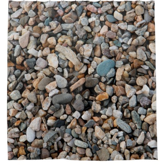 Rideaux De Douche Pavement pebble textureabstract, home decor, backg (Devant)