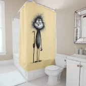 Rideaux De Douche Pavian baboon (En situation)