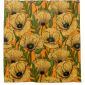 Rideaux De Douche Pavot jaune (Devant)