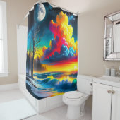 Rideaux De Douche Paysage (En situation)