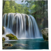 Rideaux De Douche Paysage de cascade (Devant)