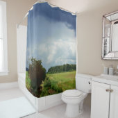 Rideaux De Douche paysage d'été (En situation)
