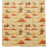 Rideaux De Douche Paysage du désert Arizona Motif (Devant)