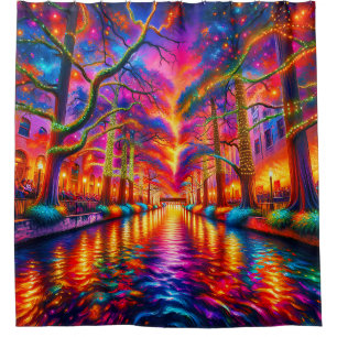 Rideaux De Douche Paysage électrique : San Antonio Riverwalk