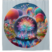 Rideaux De Douche Paysage Imaginaire (Devant)