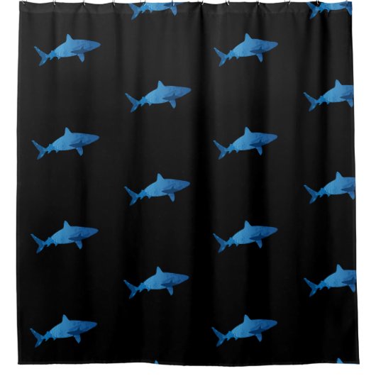 Rideaux De Douche Paysage marin du requin Wilderness (Devant)