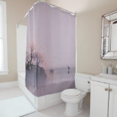 Rideaux De Douche Paysage zen minimaliste (En situation)