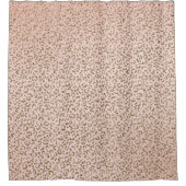 Rideaux De Douche Peach Blush Parties scintillant rose Empreinte de  (Devant)