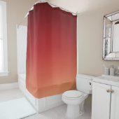 Rideaux De Douche Peach Ombre Brown (En situation)