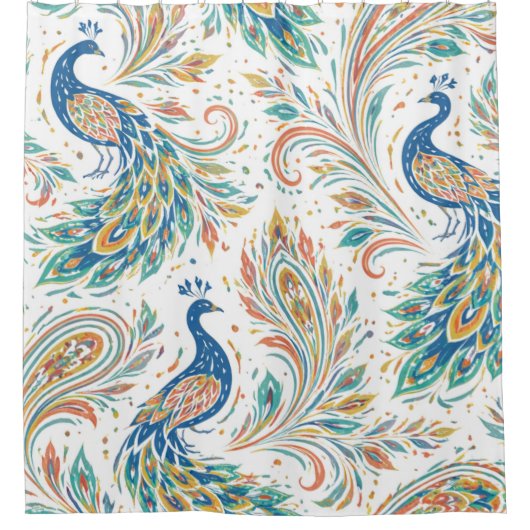 Rideaux De Douche Peacock Aura (Devant)