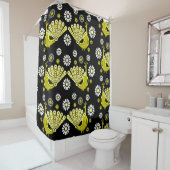 Rideaux De Douche Peacock Bird Art graphique (En situation)