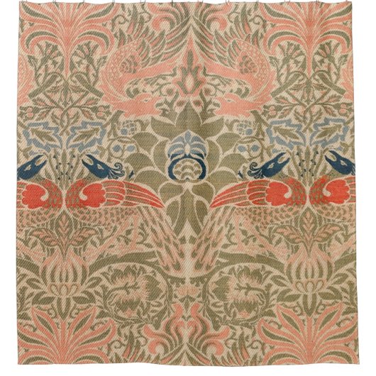 Rideaux De Douche Peacock Et Dragon (1878) Par William Morris (Devant)