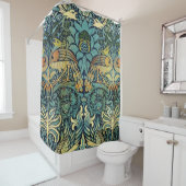 Rideaux De Douche Peacock Et Dragon William Morris (En situation)