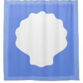 Rideaux De Douche Pearl bleue (Devant)