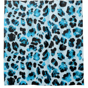 Rideaux De Douche Peau de Cheetah léopard : Aquarelle teinture Vinta
