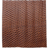 Rideaux De Douche Peau de crocodile : Texture en cuir Brown (Devant)