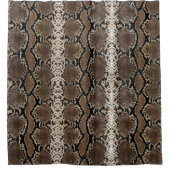 Rideaux De Douche Peau de serpent Python Faux Rock (Devant)