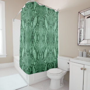 Rideaux De Douche Peau de serpent vert clair