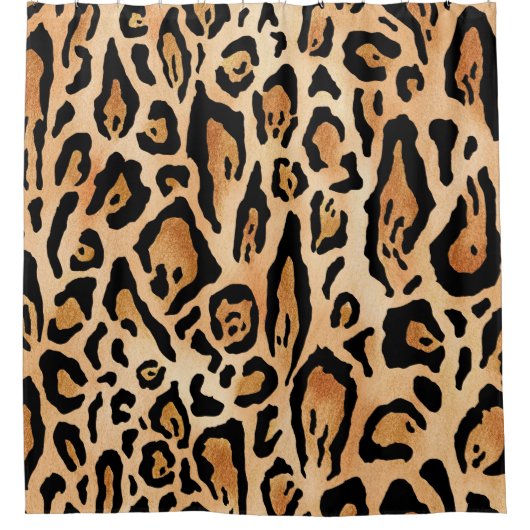 Rideaux De Douche Peau léopard : Motif intemporel (Devant)