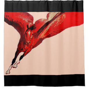 Rideaux De Douche Pegasus l'empreinte du cheval volant