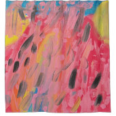 Rideaux De Douche Peinture à cascade arc-en-ciel (Devant)