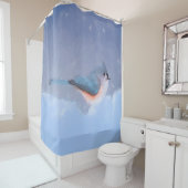 Rideaux De Douche Peinture à la souris - Joli art original pour chie (En situation)