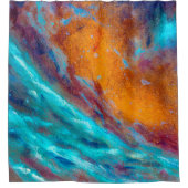 Rideaux De Douche Peinture à l'huile sur toile. arrière - plan artis (Devant)