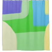 Rideaux De Douche peinture abstraite (Devant)