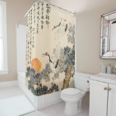 Rideaux De Douche Peinture asiatique traditionnelle : art classique. (En situation)