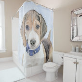 Rideaux De Douche Peinture beagle - Cute Original Chien Art (En situation)