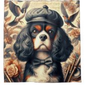 Rideaux De Douche Peinture Cavalier King Charles Spaniel (Devant)