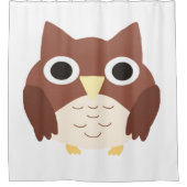 Rideaux De Douche peinture de hibou (Devant)