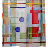 Rideaux De Douche Peinture géométrique Abstraite (Devant)