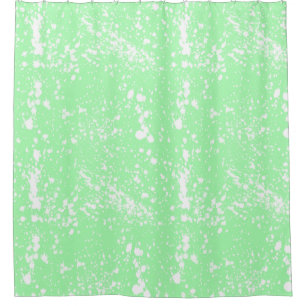 Rideaux De Douche Peinture Pastel Green