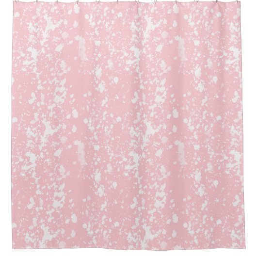 Rideaux De Douche Peinture rose pastel (Devant)