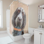 Rideaux De Douche Peinture Spinone Italiano - Belle Art Original Chi (En situation)