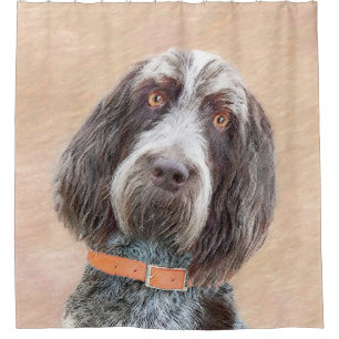 Rideaux De Douche Peinture Spinone Italiano - Belle Art Original Chi
