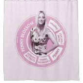 Rideaux De Douche Penny Blossom Info Graphique (Devant)