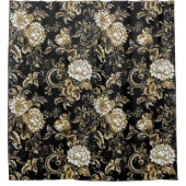 Rideaux De Douche Peonies Exquises Douche Rideaux (Devant)