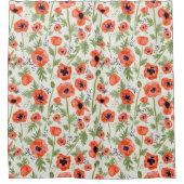 Rideaux De Douche Pépies à motifs floraux (Devant)