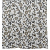 Rideaux De Douche Pépies Aquarelle Motif Floral (Devant)
