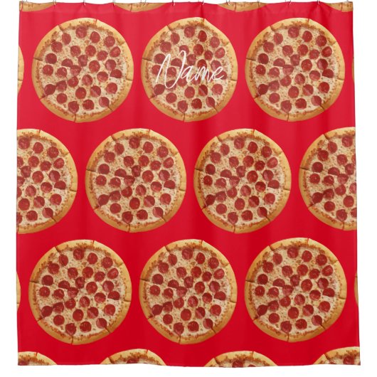 Rideaux De Douche Pepperoni Pizza Thunder_Cove (Devant)