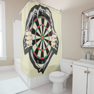 Rideaux De Douche Percée vers le Bullseye - Ultimate Dartboard