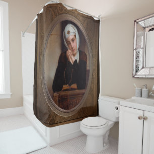Rideaux De Douche Perdu dans la pensée par Henry Guillaume Schlesing