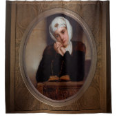 Rideaux De Douche Perdu dans la pensée par Henry Guillaume Schlesing (Devant)