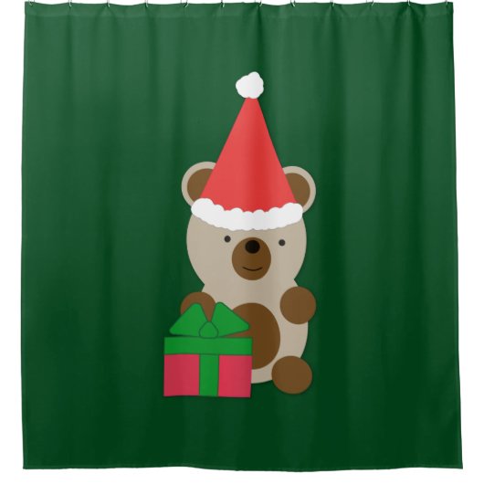 Rideaux De Douche Père Noël Bear (Devant)