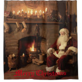 Rideaux De Douche Père Noël Cosy Nook (Devant)